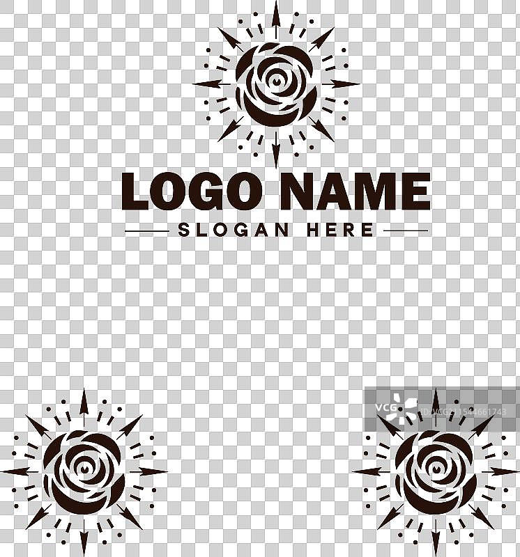 商业品牌的指南针标志图标艺术图形图片素材