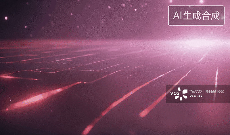 【AI数字艺术】星际光芒图片素材