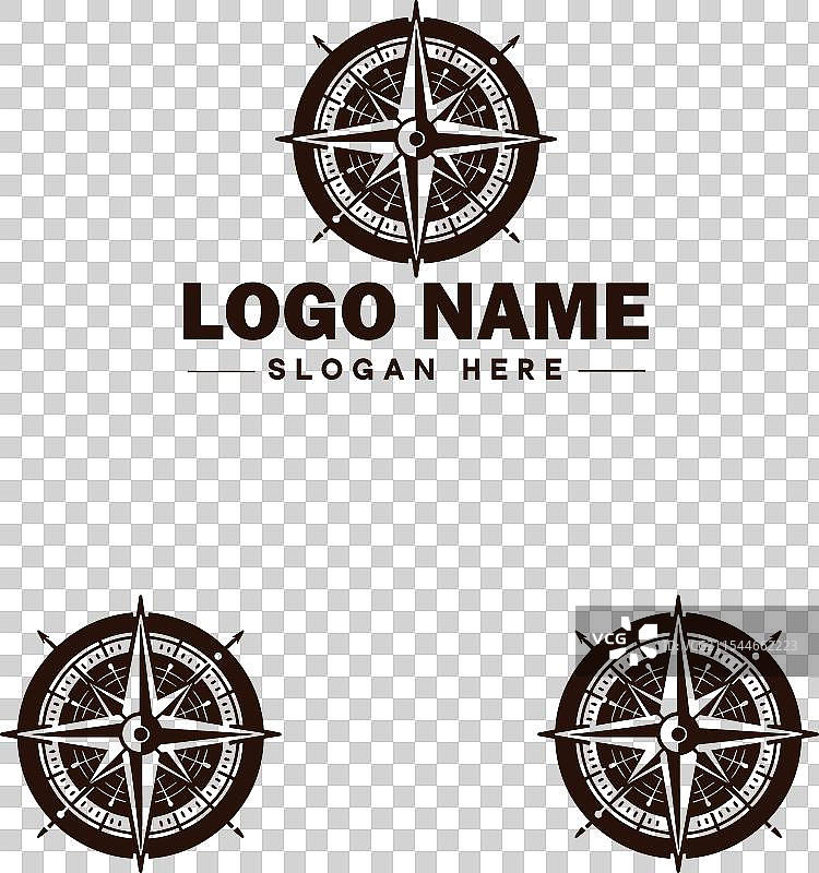 商业品牌的指南针标志图标艺术图形图片素材
