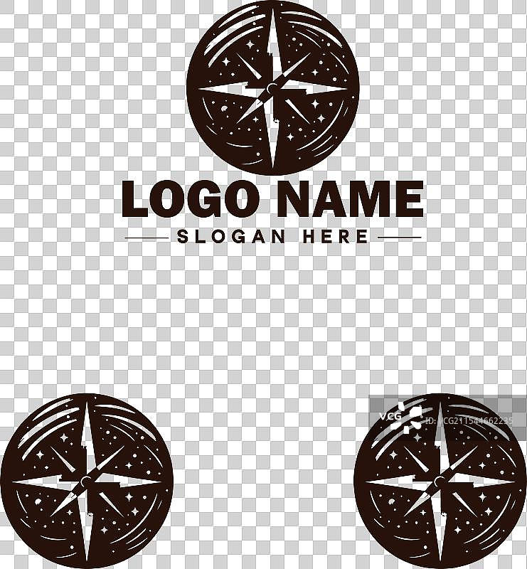 商业品牌的指南针标志图标艺术图形图片素材