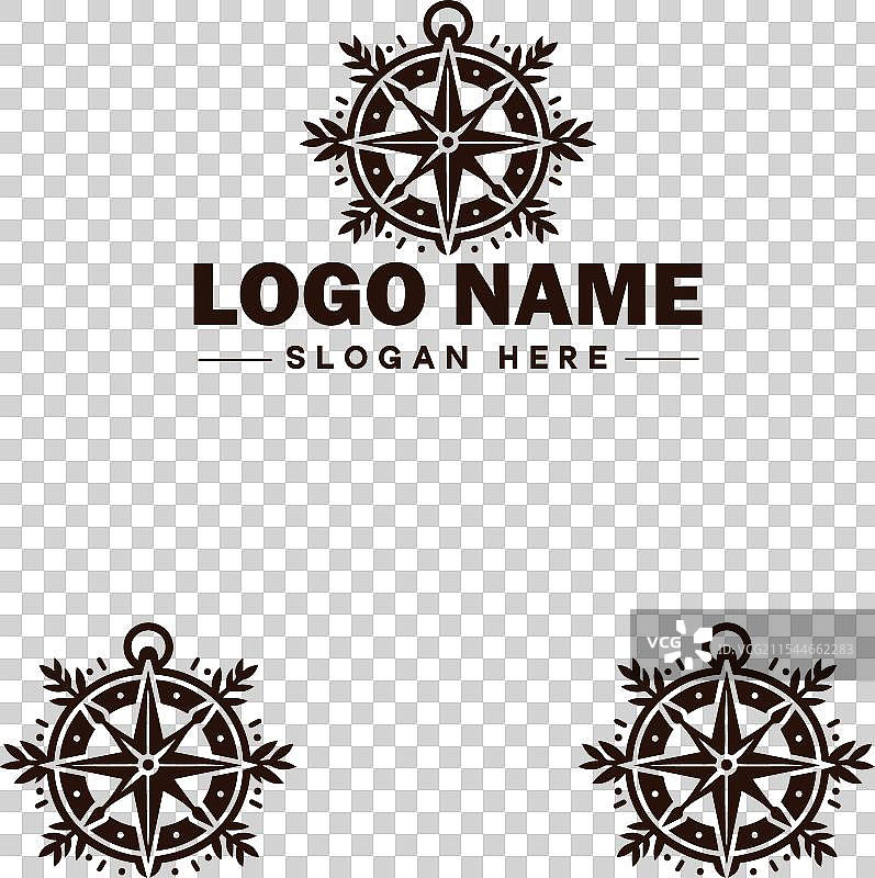 商业品牌的指南针标志图标艺术图形图片素材