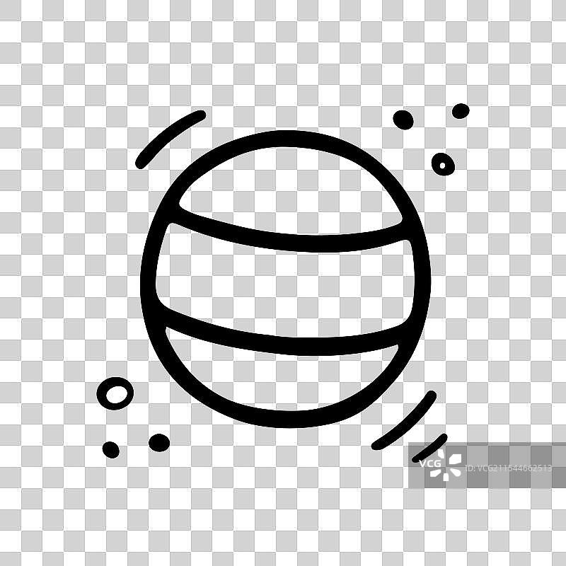 化妆品图标泡泡浴球涂鸦风格图片素材