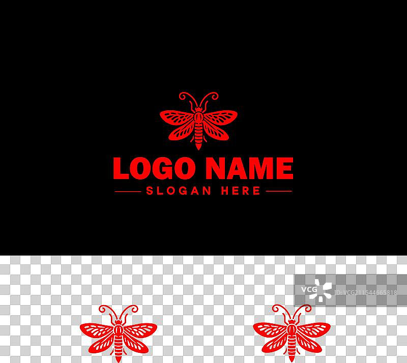 灯笼虫商标图标用于商业品牌应用图标图片素材