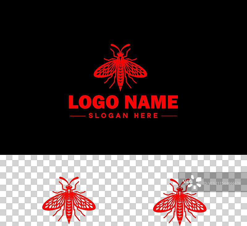 灯笼虫商标图标用于商业品牌应用图标图片素材