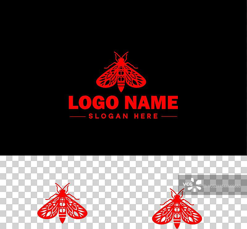 灯笼虫商标图标用于商业品牌应用图标图片素材