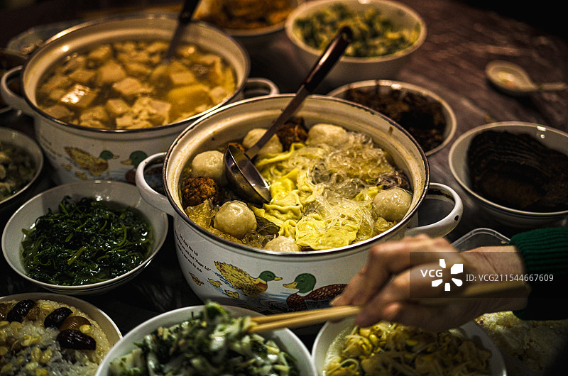 年夜饭图片素材