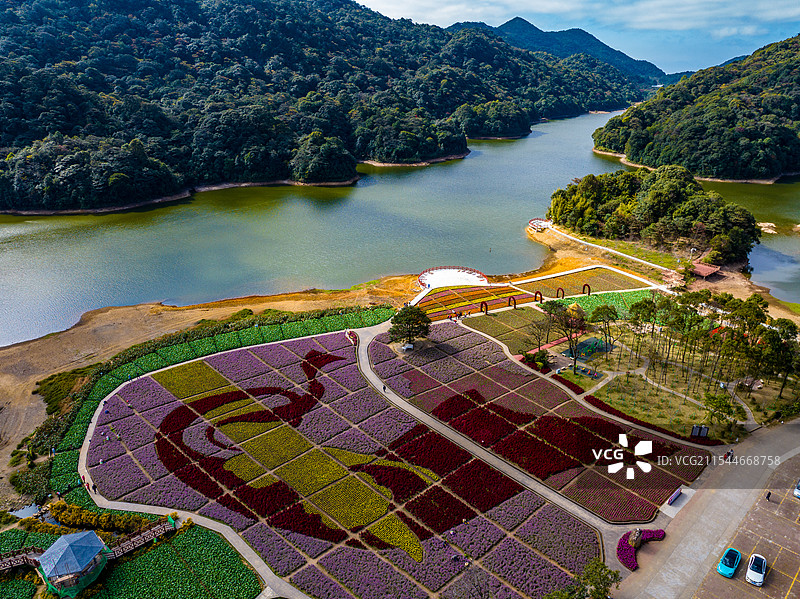 航拍广州从化石门国家森林公园图片素材