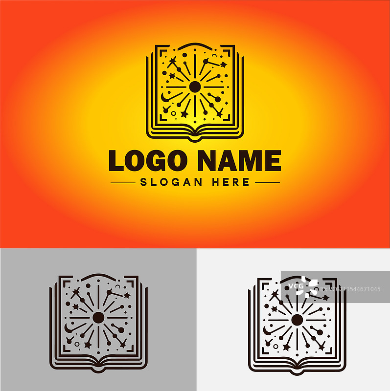 书店公司的书籍标志图标图片素材