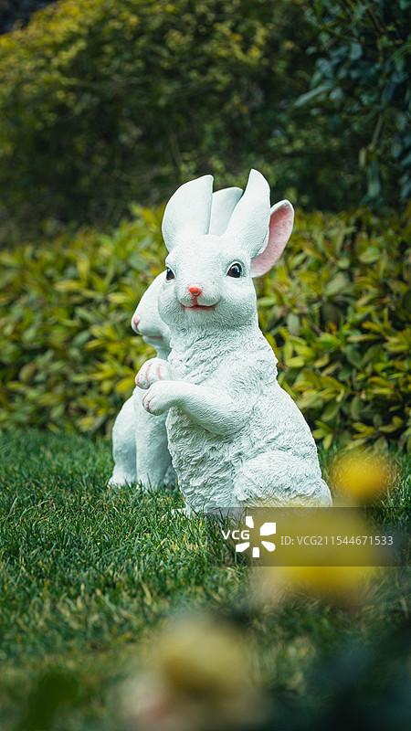 兔子摆件图片素材