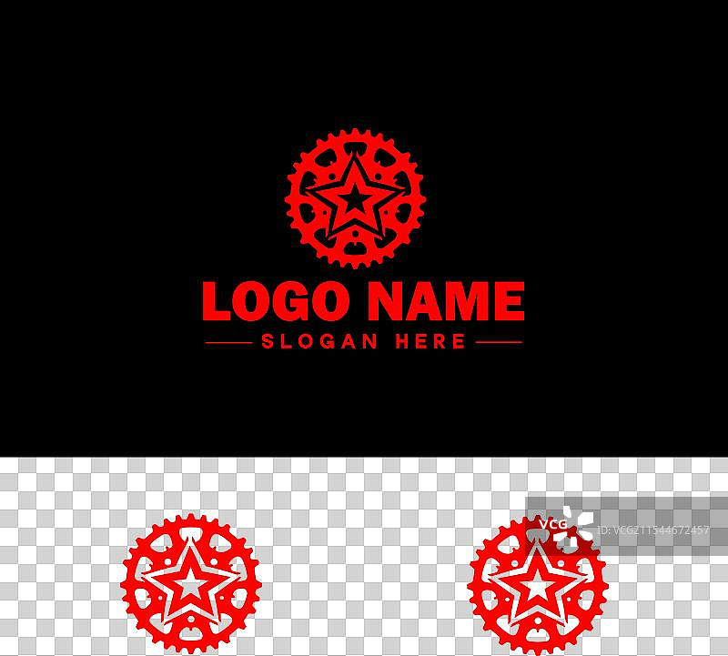 商业品牌应用图标的齿轮标志图标图片素材