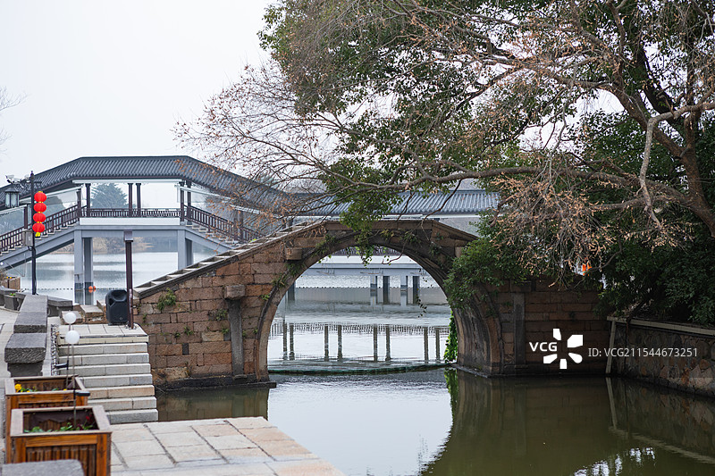 石桥，江南水乡图片素材