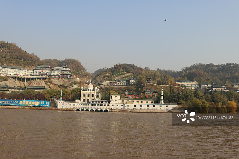 甘肃兰州旅行之母亲河黄河图片素材