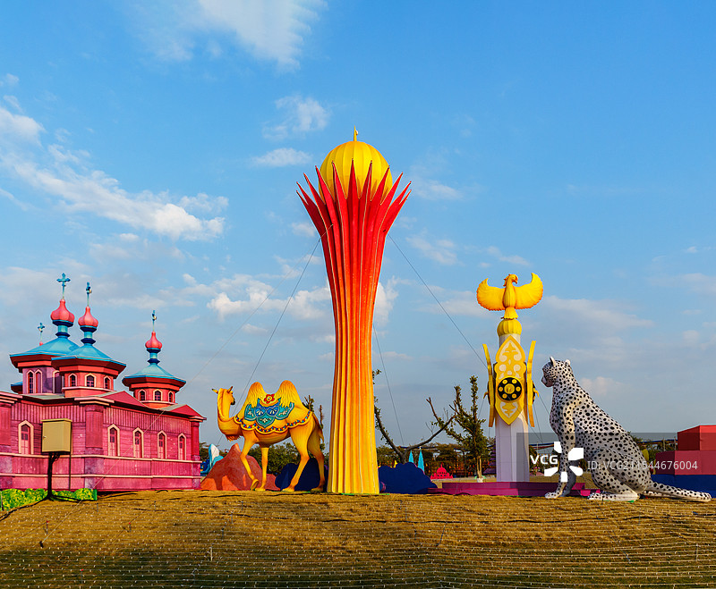 广州南沙2025粤港澳大湾区灯会图片素材