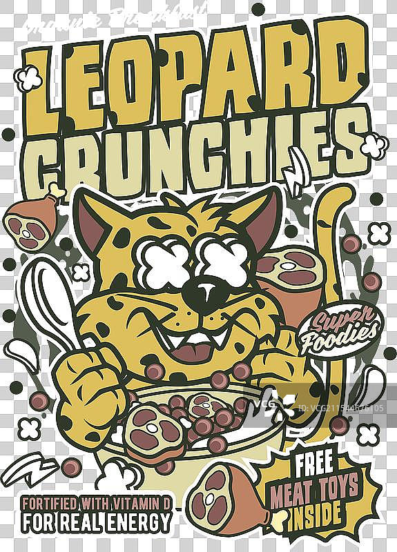 豹纹脆饼图片素材