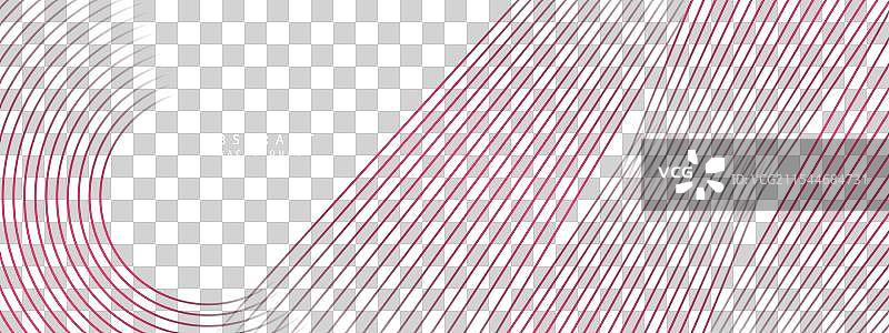 抽象的深紫色和粉色波动圆圈图片素材