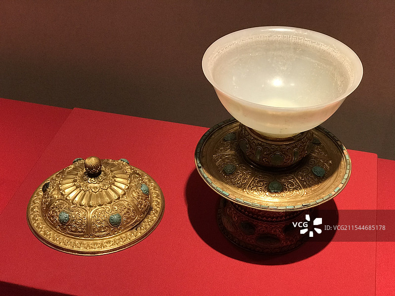 故宫文物玉碗图片素材