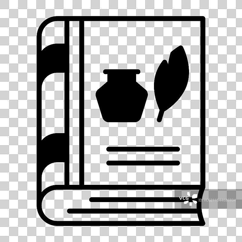 精美的历史书籍设计高级图标图片素材