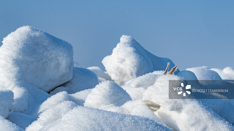 黑龙江齐齐哈尔：银装素裹明月岛图片素材
