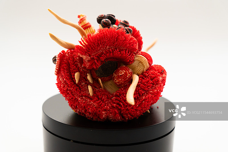 创新国潮面点十二生肖酥：辰龙图片素材