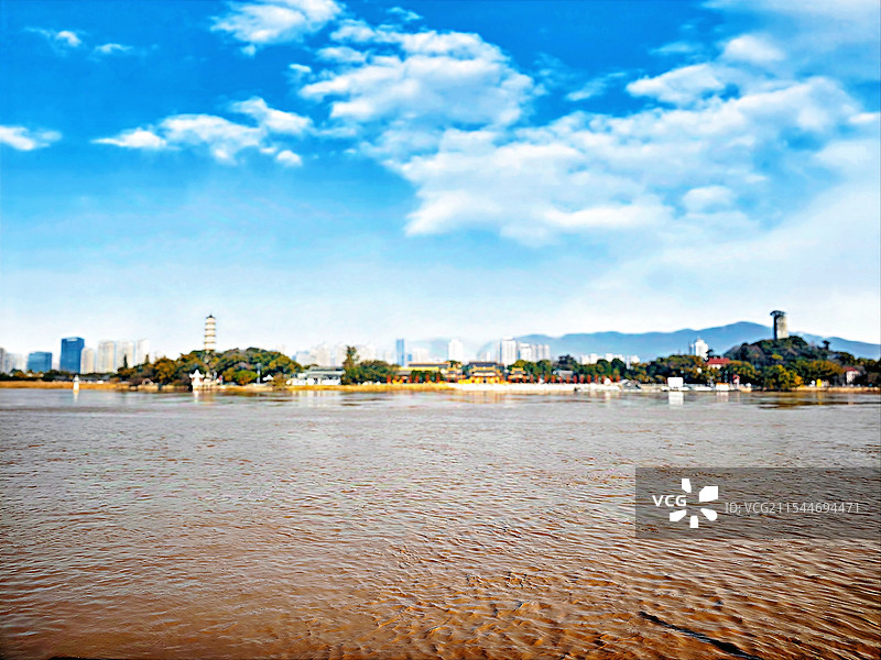 江心屿风光图片素材