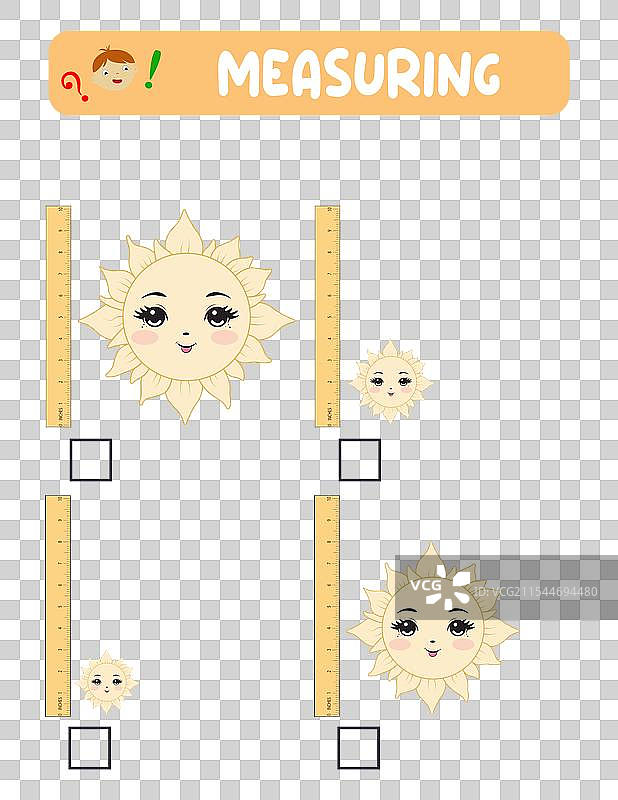 用尺子测量长度的教育发展图片素材