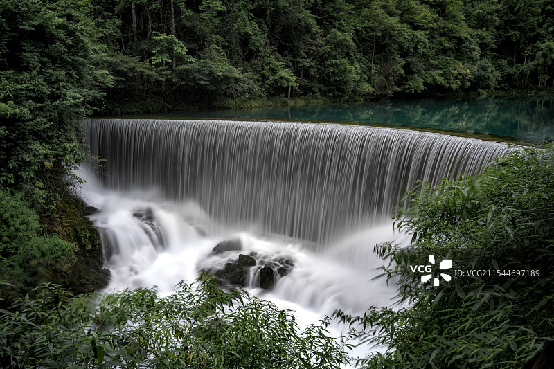 荔波小七孔卧龙潭图片素材