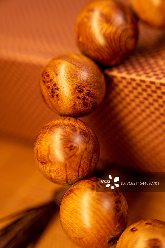 四川绵阳崖柏、崖柏手串、手串、把玩手串图片素材