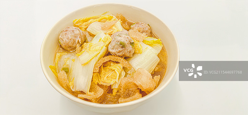 白菜猪皮肉丸图片素材