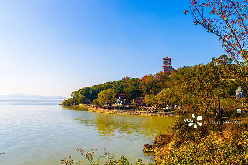 鼋头渚太湖仙岛风光图片素材