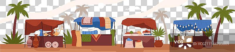 东方市场的景象图片素材