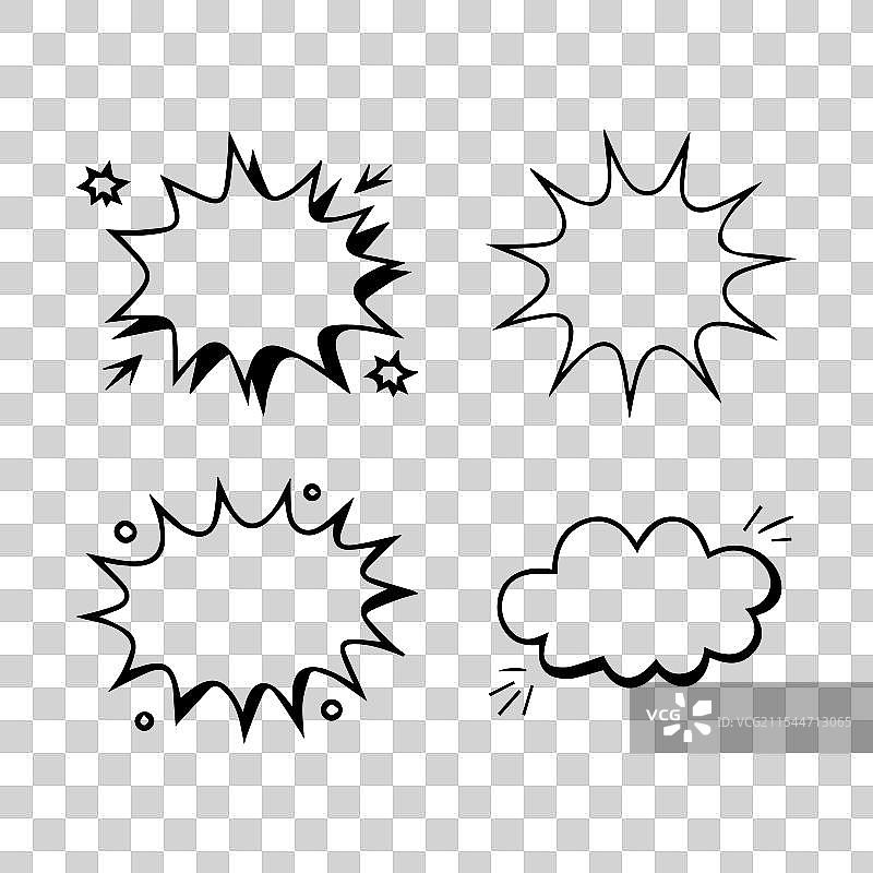 时尚的聊天图标模板logo合集图片素材