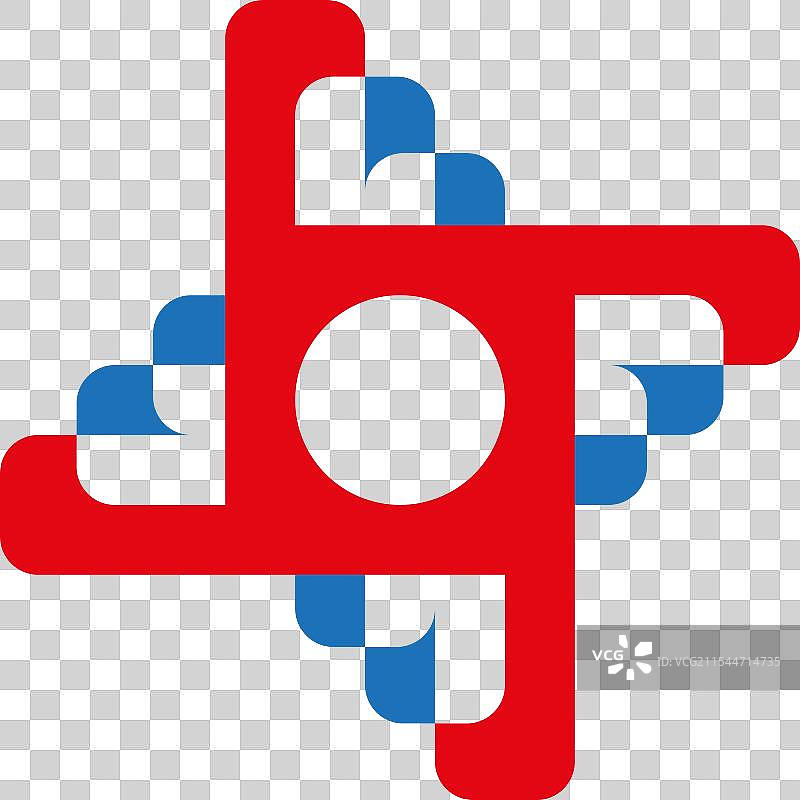 双加号标志设计字母C和字母图片素材