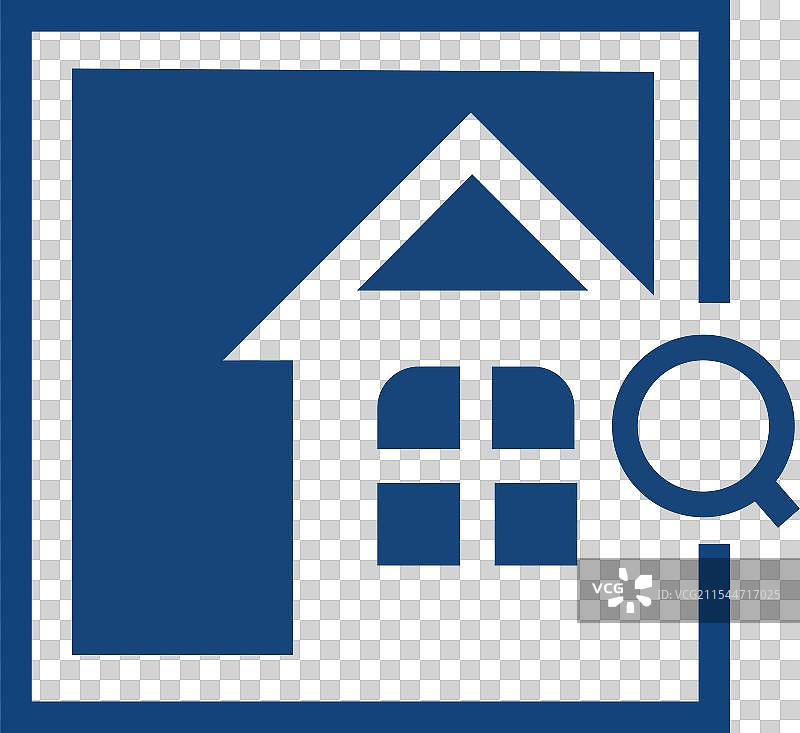 房地产代理商与房地产概念的标志图片素材