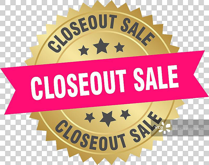 清仓特卖 圆形粉色和金色图片素材