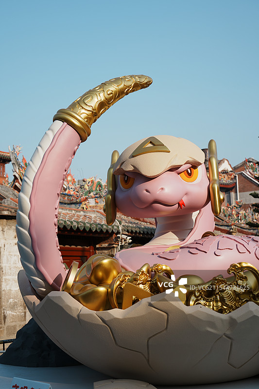 泉州蛇年IP七彩蛇海丝泉州欢迎你图片素材