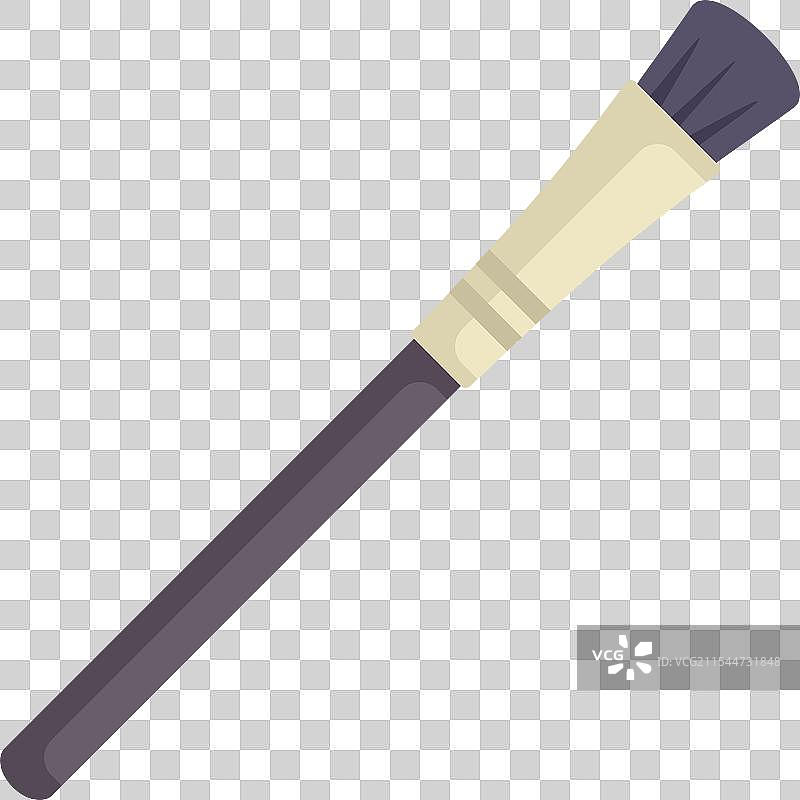 专业化妆刷斜放在上面图片素材