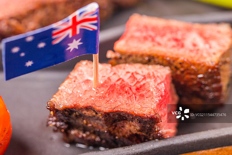 牛肉牛排澳洲牛肉西餐西式料理图片素材