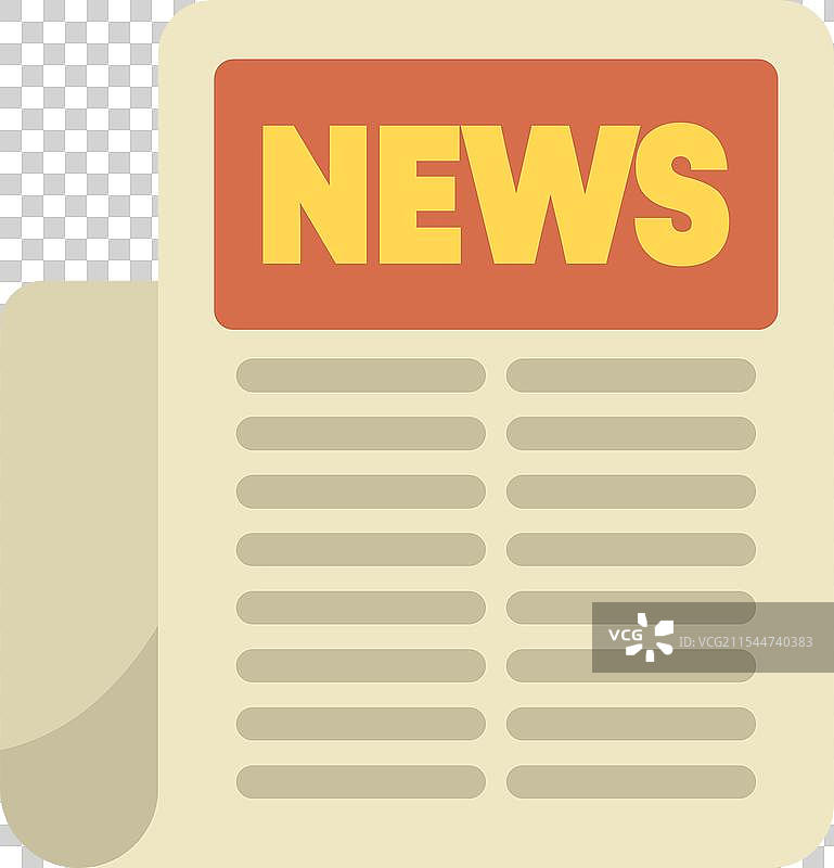 折叠的报纸传递每日新闻更新图片素材