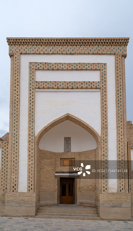 希瓦古城的古建筑图片素材