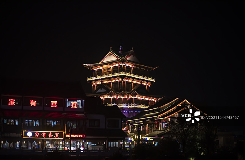 武冈市同福街同保楼图片素材