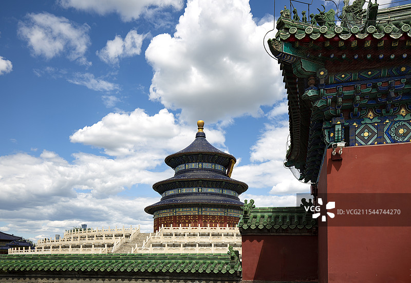 天坛一瞥图片素材
