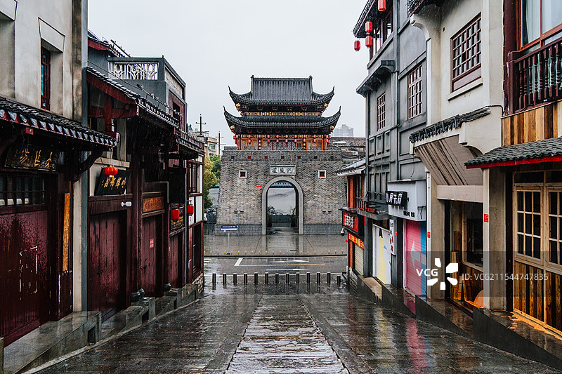 株洲醴陵渌江桥醴陵门图片素材