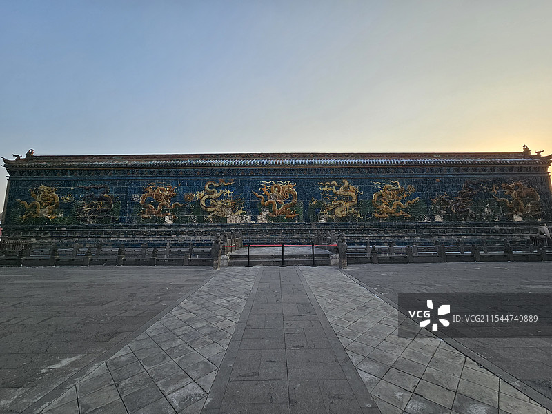 大同九龙壁图片素材