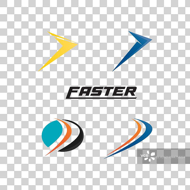 快速标志模板图标图片素材