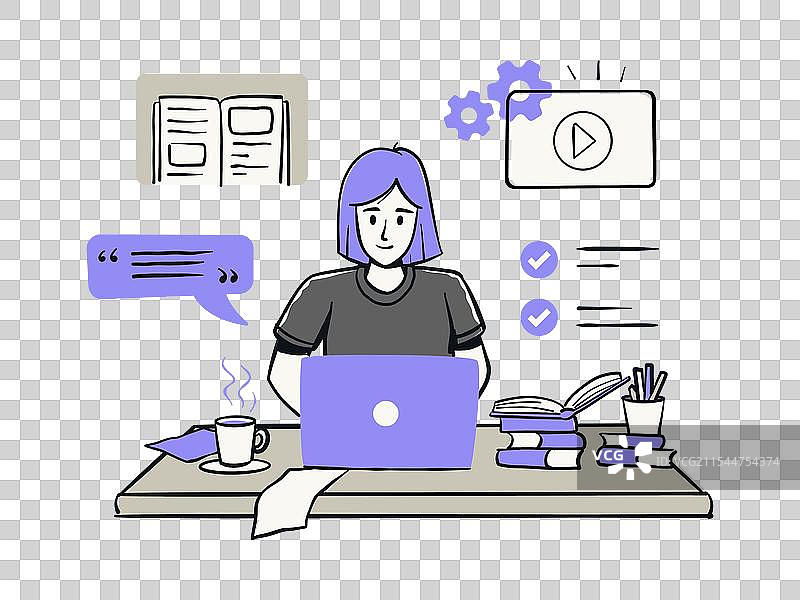 在线学习与学习图片素材