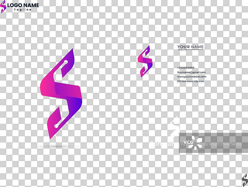 字母“S”的标志设计图片素材