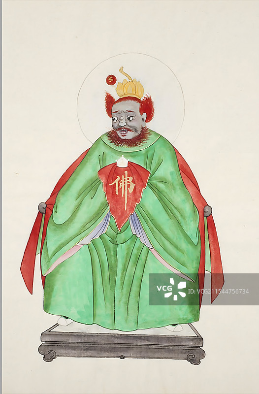 中国神话人物画像，瘟神图片素材