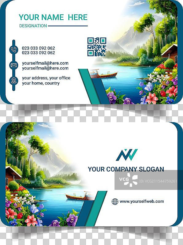 专业优雅奢华的名片图片素材