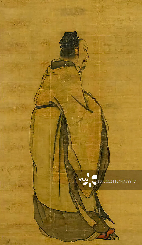 中国历史人物画像，西周，周武王图片素材