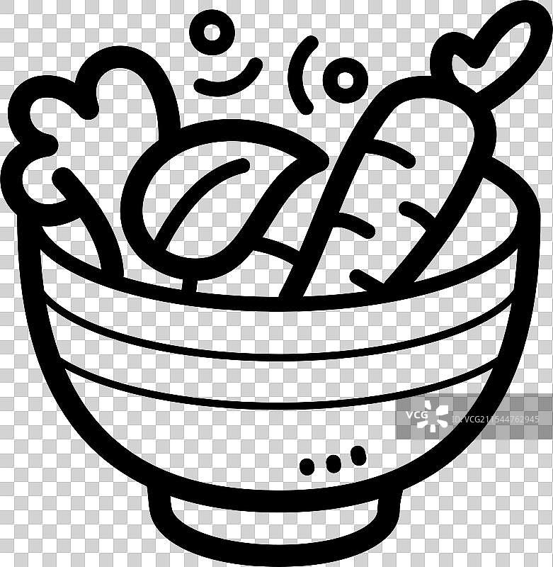 蔬菜 - 食品和饮料图标图片素材